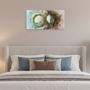 HANDCRAFTED Abstract Painting HANDPAINTED Artwork HANDMADE Wall Art Decor